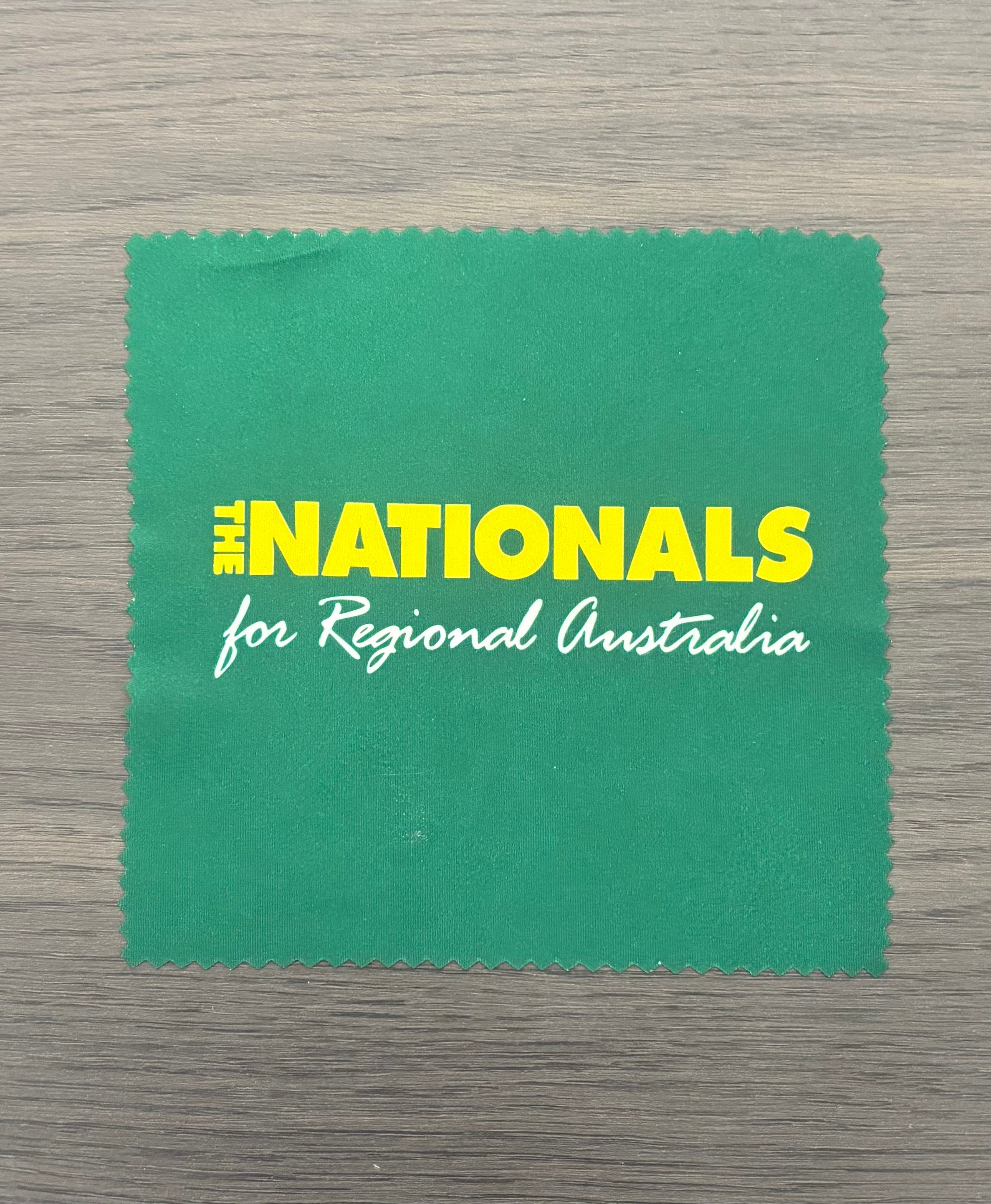 The Nationals Microfibre Screen Cleaning Cloth