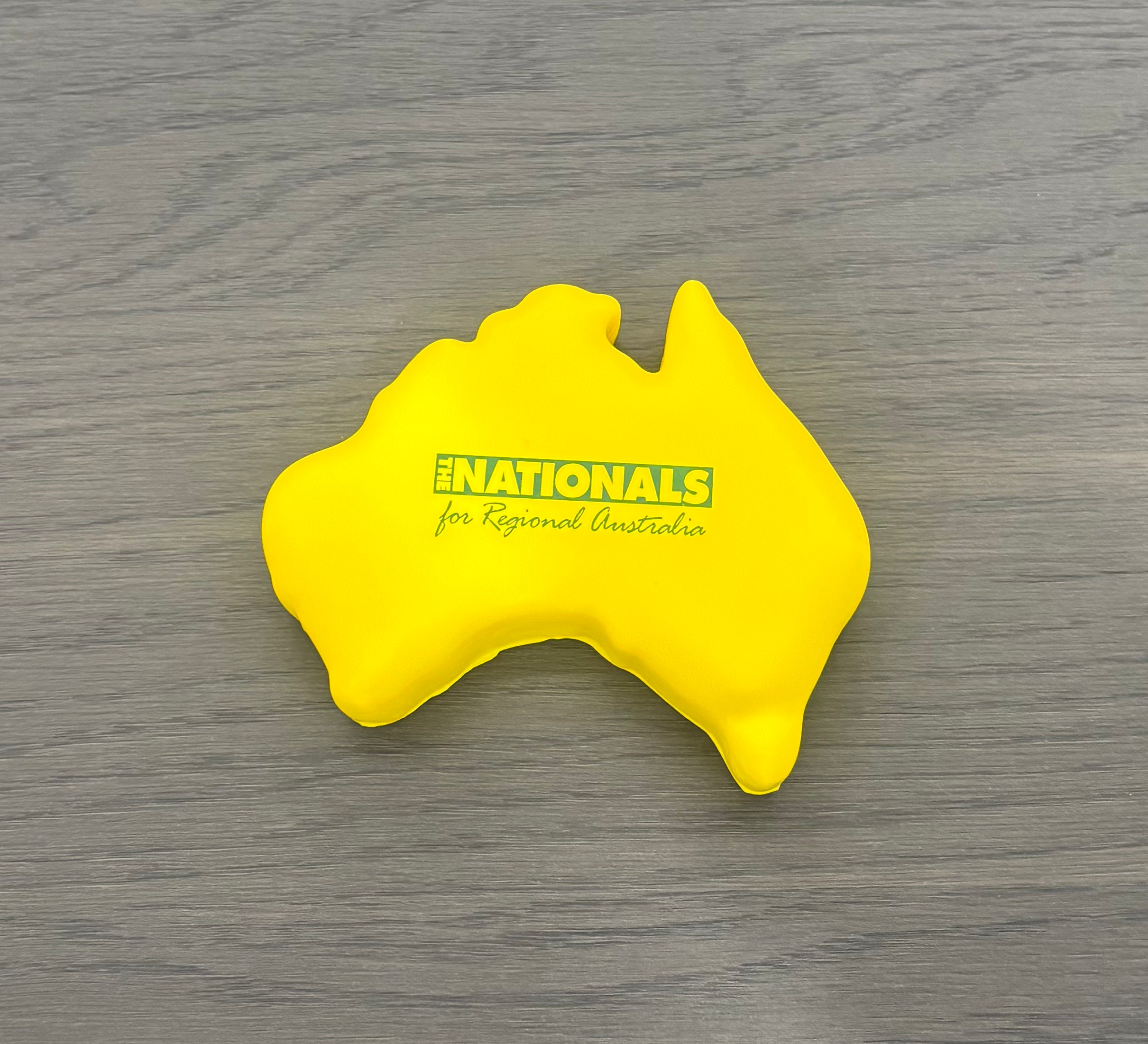 The Nationals Australia-Shaped Stress Ball