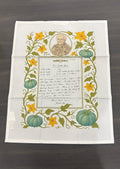 Women's Federal Council "Flo's Pumpkin Scones" Organic Cotton Tea Towel